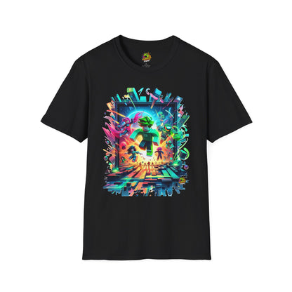 Unique Roblox Gamer Tee for Boys & Girls | Roblox Kids T-Shirt | Roblox Inspired Graphic Shirt | Perfect Roblox Gift - High Quality Image