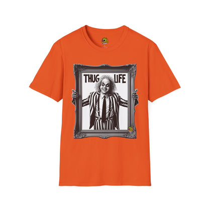 Funny - Beetlejuice Shirt | Funny Thug Life Halloween Tee | Beetlejuice Graphic T-Shirt for Halloween - premium material. limited stock. Order yours now and stand out with this exclusive piece!