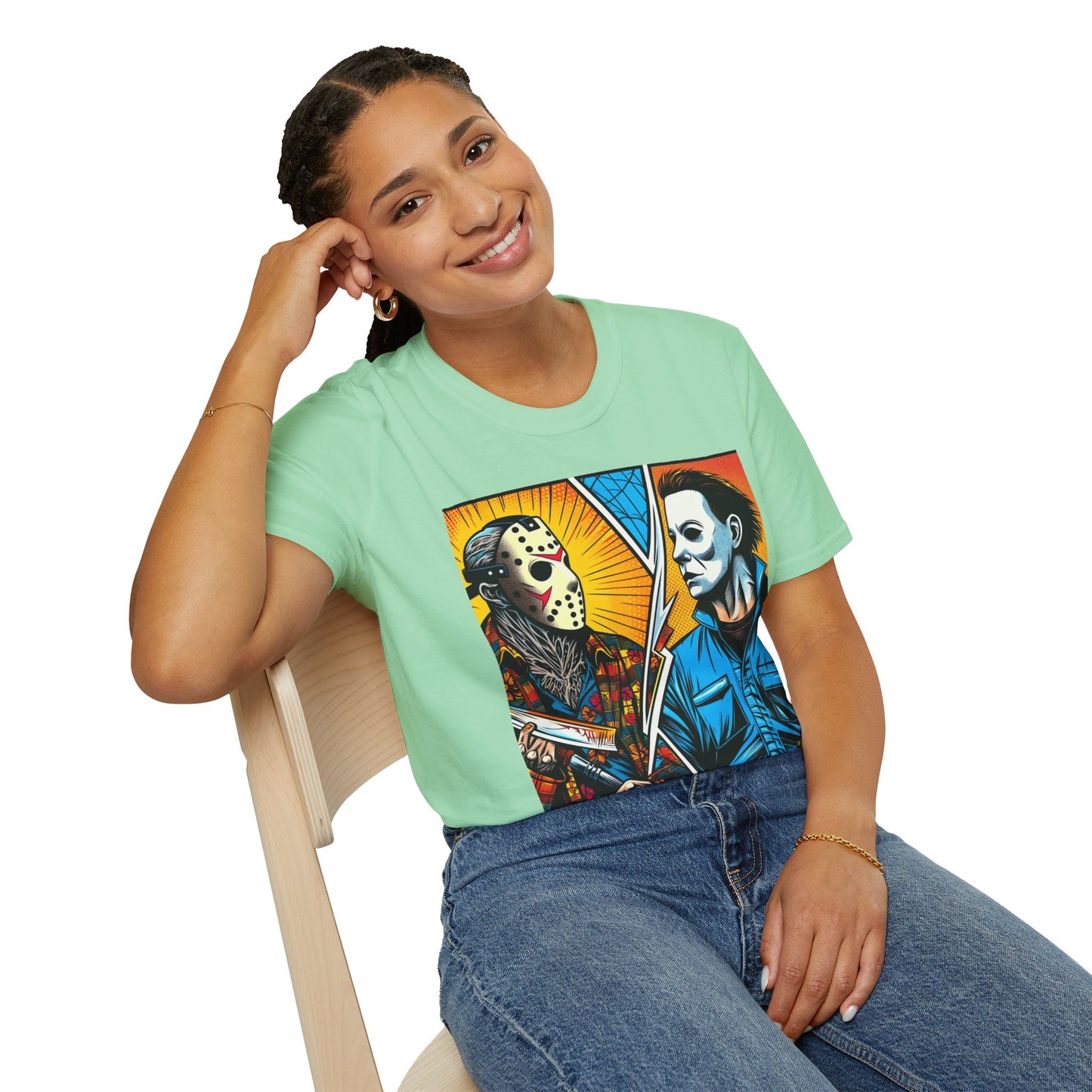 Jason & Michael Halloween Shirt | Funny Vintage Horror Tee