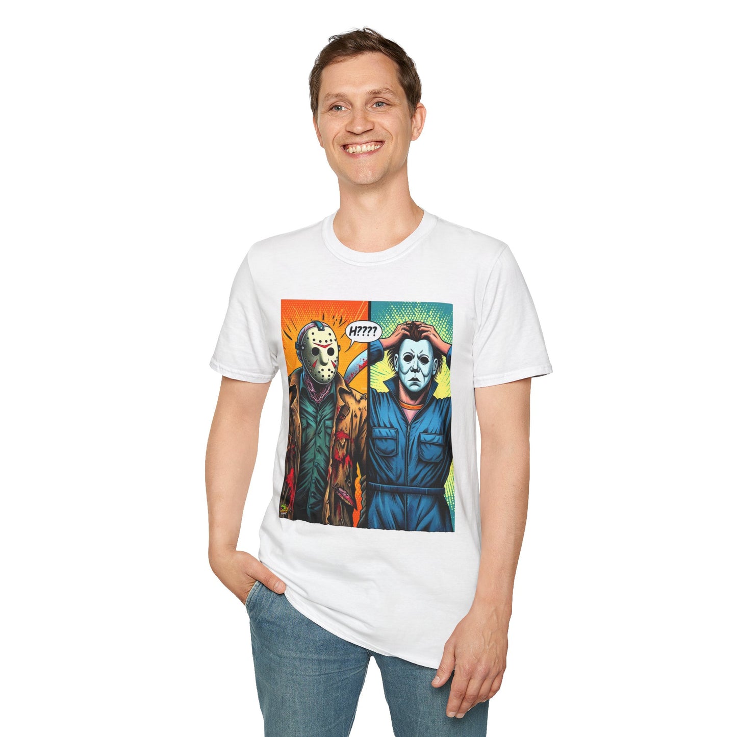 Myers - Jason Voorhees & Michael Myers Shirt | Funny Halloween Picnic Tee - premium material. limited stock. Order yours now and stand out with this exclusive piece!