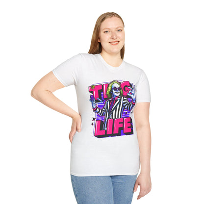 high-quality - Beetlejuice Shirt | Thug Life Halloween Graphic Tee | Spooky Beetlejuice T-Shirt - custom-made. limited stock. Order yours now and stand out with this exclusive piece!