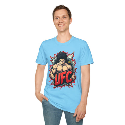 UFC T Shirt | Unleash Fierce Confidence | UFC Tee with Baki Anime Inspiration for Gym