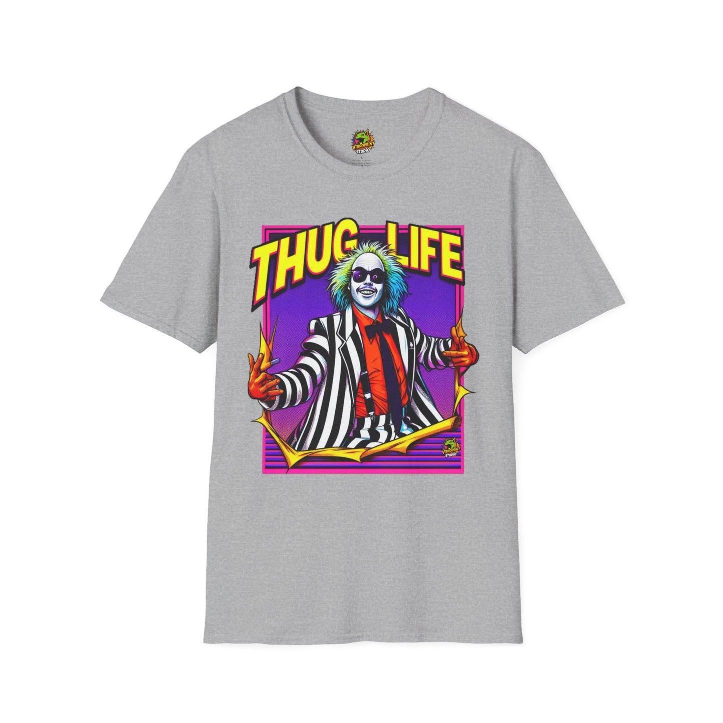 | - Beetlejuice Shirt | Thug Life Halloween T-Shirt | Creepy Beetlejuice Graphic Tee - custom-made. perfect gift idea. Order yours now and stand out with this exclusive piece!