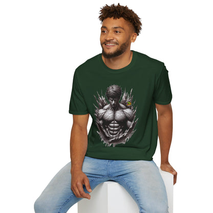 UFC T Shirt | Unleash Fierce Confidence | Motivational UFC Tee with Baki Anime Strength