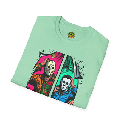 Michael Myers Vintage Shirt | Jason Voorhees Funny Picnic Scene Tee