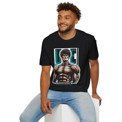 Michael Myers inspired design - UFC T Shirt | Unleash Fierce Confidence | UFC Tee Inspired by Baki Anime and Gym Culture - vintage aesthetic. unique graphic tee featuring iconic horror characters. Order yours now and stand out with this exclusive piece!