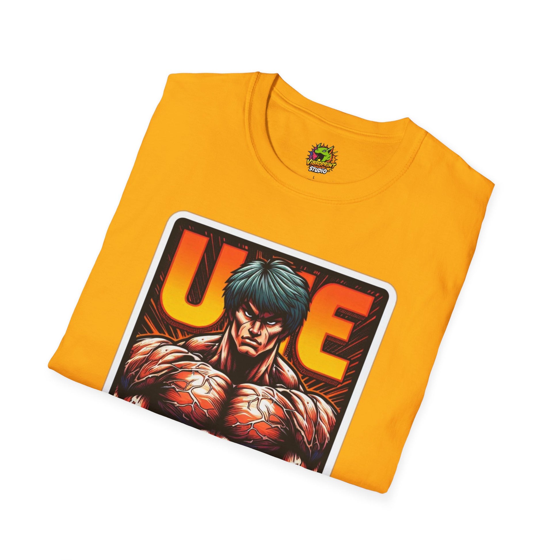 Baki - UFC T Shirt | Unleash Fierce Confidence | Motivational UFC Tee for Gym & Baki Anime Fans - premium material. limited stock. Order yours now and stand out with this exclusive piece!