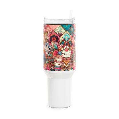 Stanley Comics Themed Tumbler | Colorful Drinkware for Gamers and Anime Fans | Geek Tumbler - High Quality Image