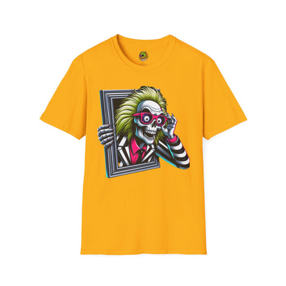 Halloween - Beetlejuice Shirt | Spooky Beetlejuice Shirt | Beetlejuice Halloween Tee | Classic Beetlejuice Tee - premium material. limited stock. Order yours now and stand out with this exclusive piece!