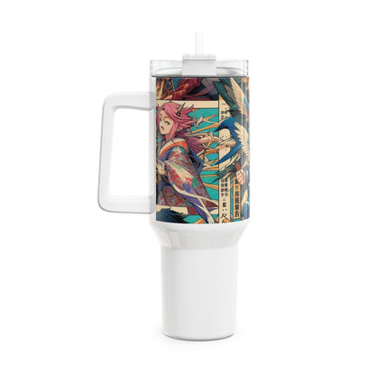 cup - Stanley cup | Geek Themed Drinkware for Anime Fans | Colorful Cartoon Tumbler - custom-made. limited stock. Order yours now and stand out with this exclusive piece!