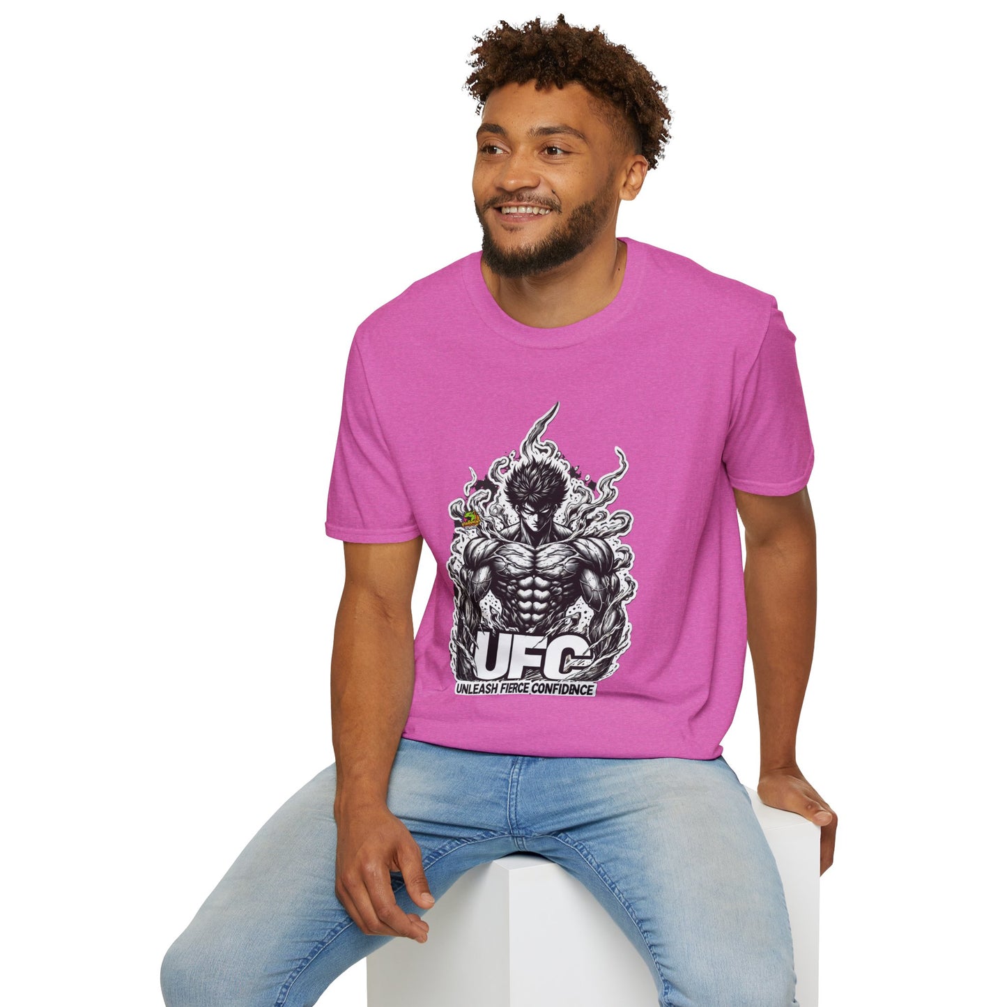 UFC T Shirt | Unleash Fierce Confidence | Motivational UFC Tee with Baki Anime Influence