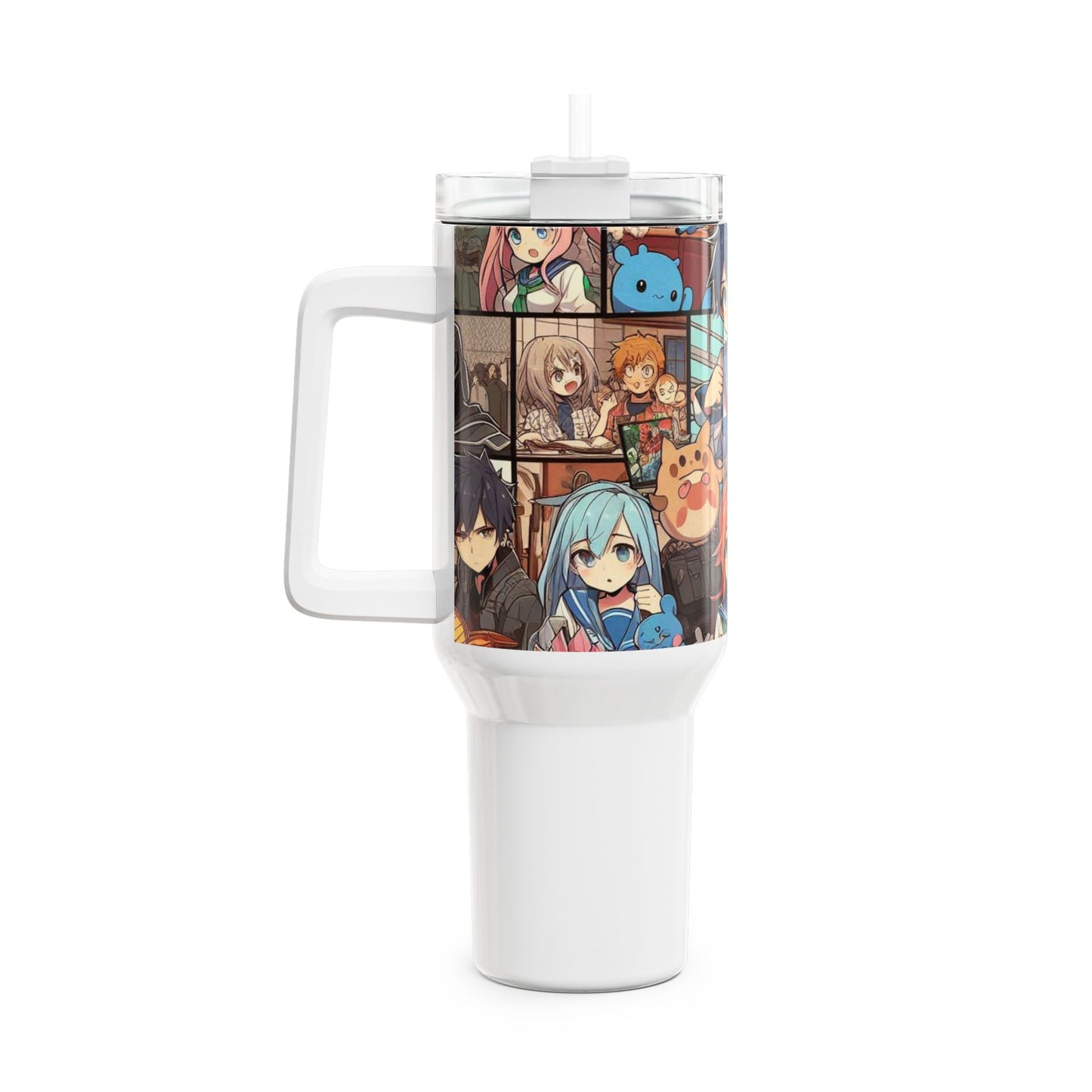 Geek - Stanley Tumbler | Geek and Gamer Drinkware for Anime Fans | Colorful Cartoon Tumbler - custom-made. perfect gift idea. Order yours now and stand out with this exclusive piece!