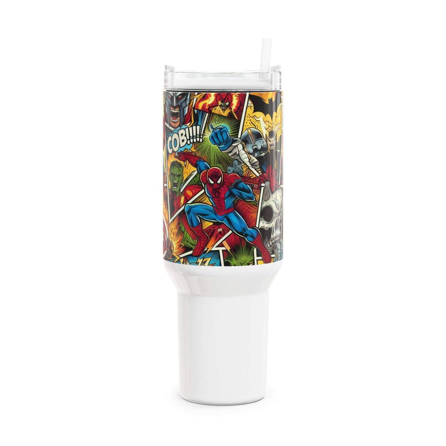 Stanley Comics Themed Tumbler | Colorful Drinkware for Anime and Pop Culture Fans | Geek Tumbler - High Quality Image