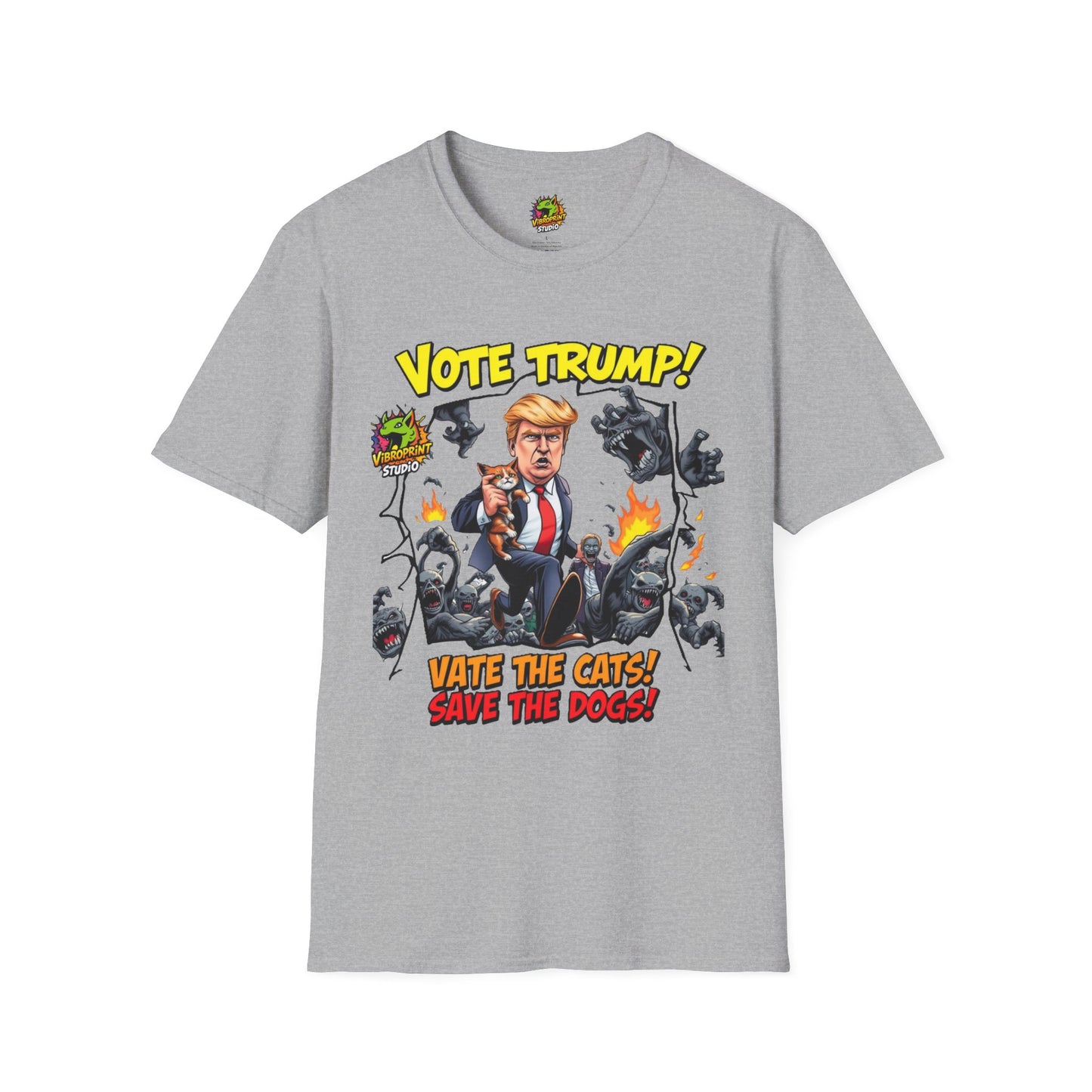 | - They're Eating the Dogs Tee | Satire Trump Election T-Shirt | Funny Political Graphic Te - premium material. limited stock. Order yours now and stand out with this exclusive piece!