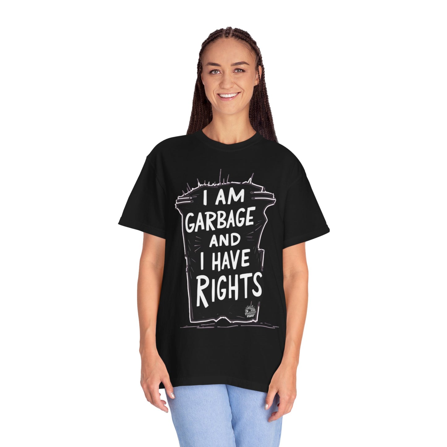 Proud - Garbage Rights T-Shirt - Trump Election Campaign Apparel, Patriotic Humor for Proud Supporters - premium material. perfect gift idea. Order yours now and stand out with this exclusive piece!