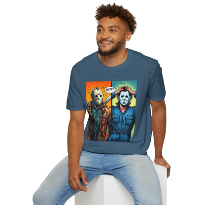 Jason Voorhees & Michael Myers Shirt | Funny Halloween Picnic Tee