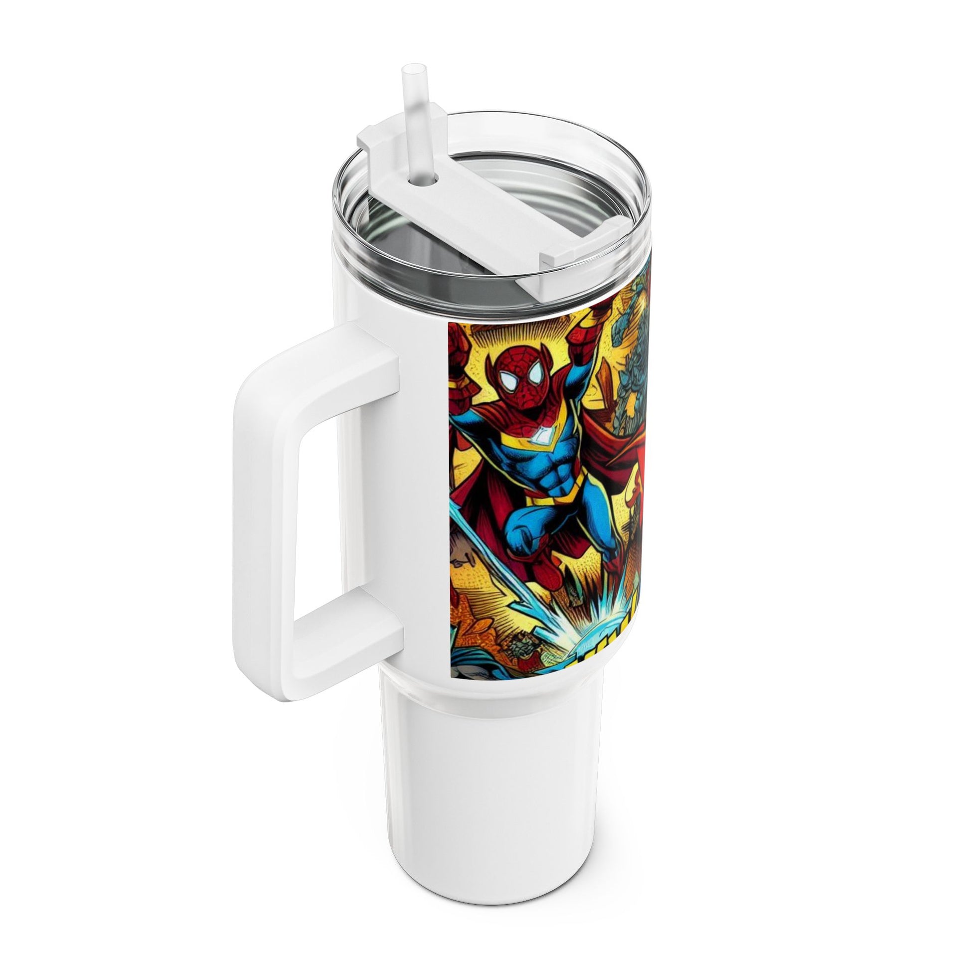 Geek - Stanley Comics Themed Tumbler | Colorful Geek Drinkware for Anime and Cartoon Fans - premium material. perfect gift idea. Order yours now and stand out with this exclusive piece!