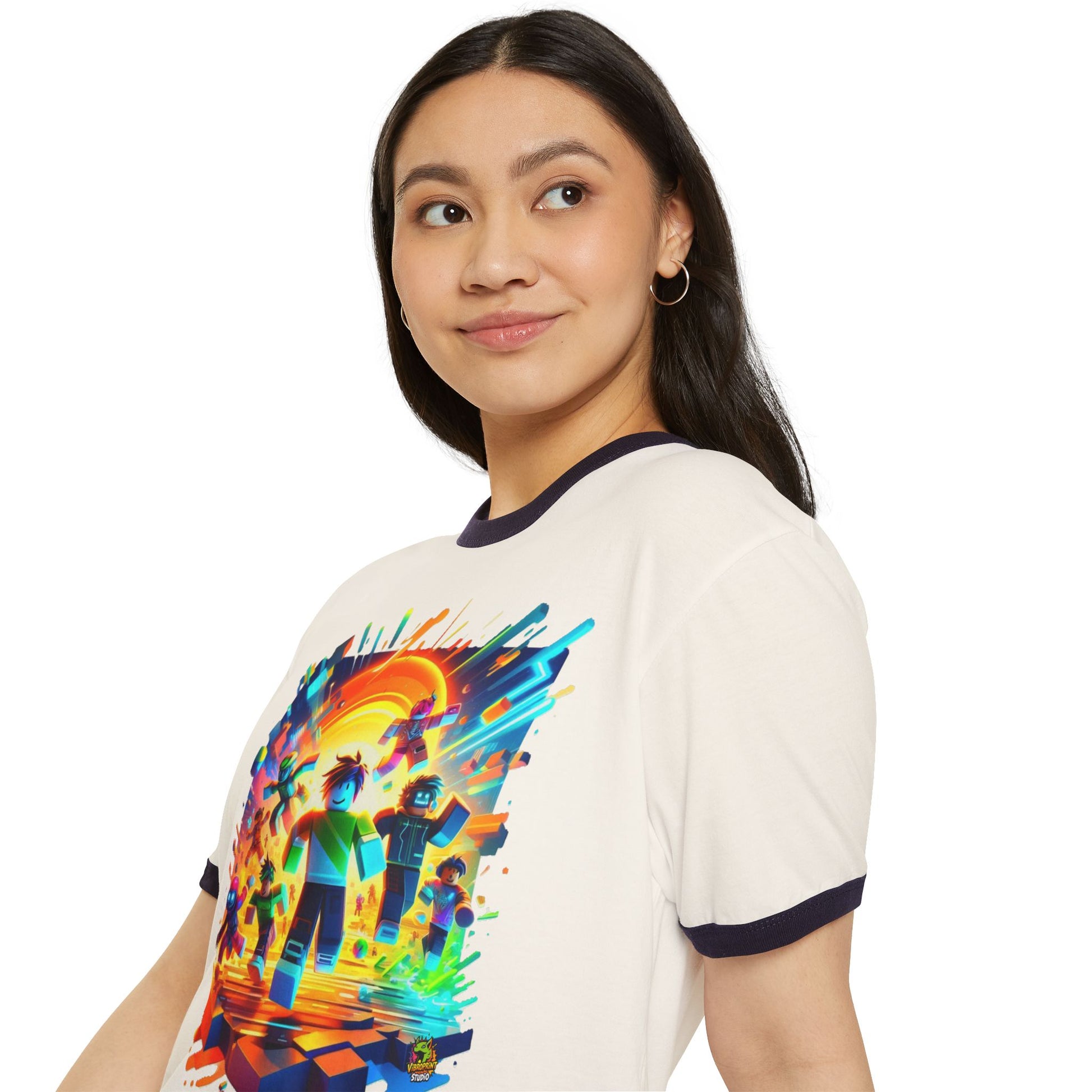 Roblox T Shirt for All Ages | Roblox Fan Adventure Tee | Roblox T Shirt - High Quality Image