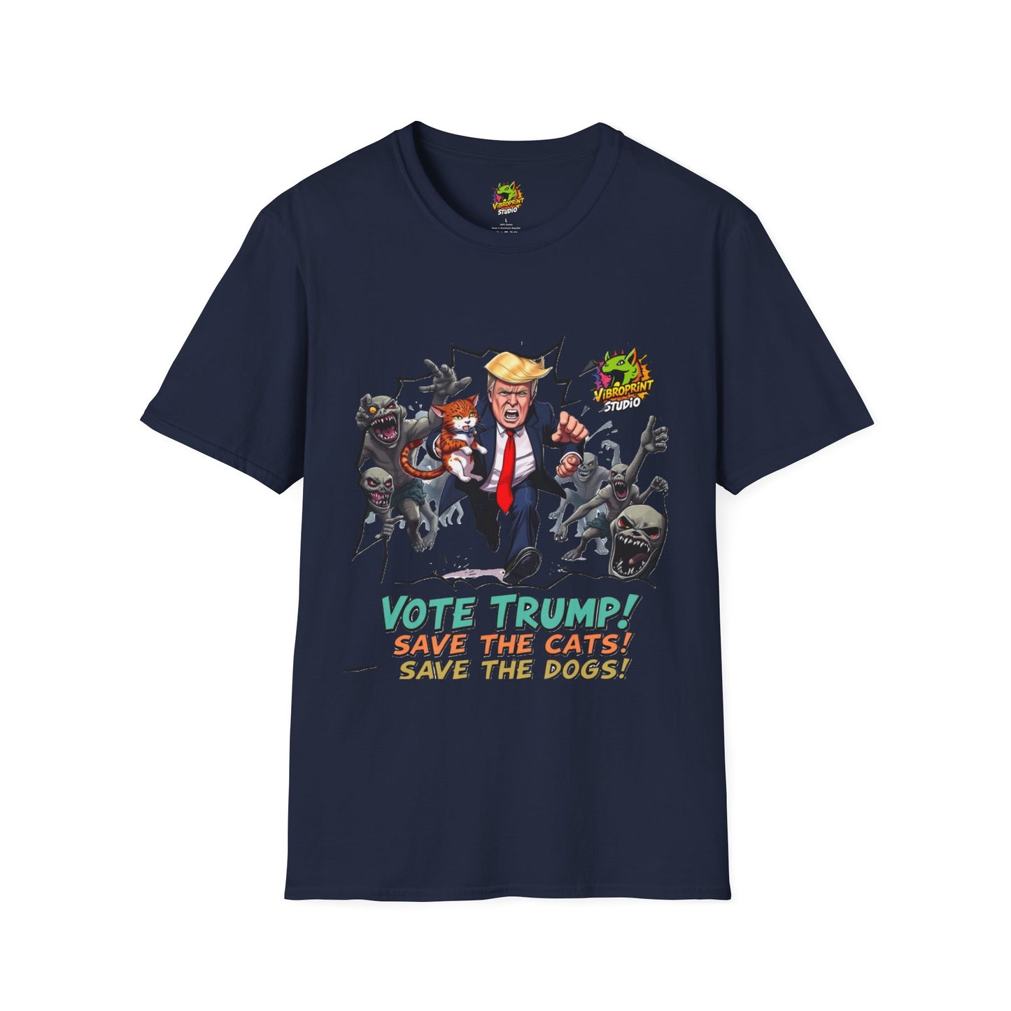 Cat - They're Eating the Dogs Shirt | Funny Cat and Dog Political Tee | Trump Election Satire T-Shirt - custom-made. perfect gift idea. Order yours now and stand out with this exclusive piece!