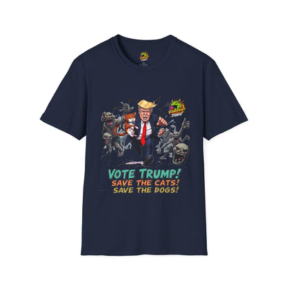 Cat - They're Eating the Dogs Shirt | Funny Cat and Dog Political Tee | Trump Election Satire T-Shirt - custom-made. perfect gift idea. Order yours now and stand out with this exclusive piece!