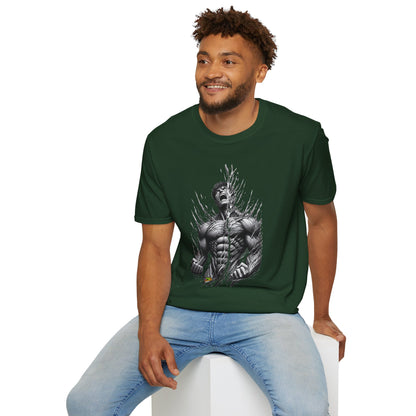 UFC T Shirt | Unleash Fierce Confidence | Motivational UFC Tee with Baki Anime Inspiration for Gym Enthusiasts