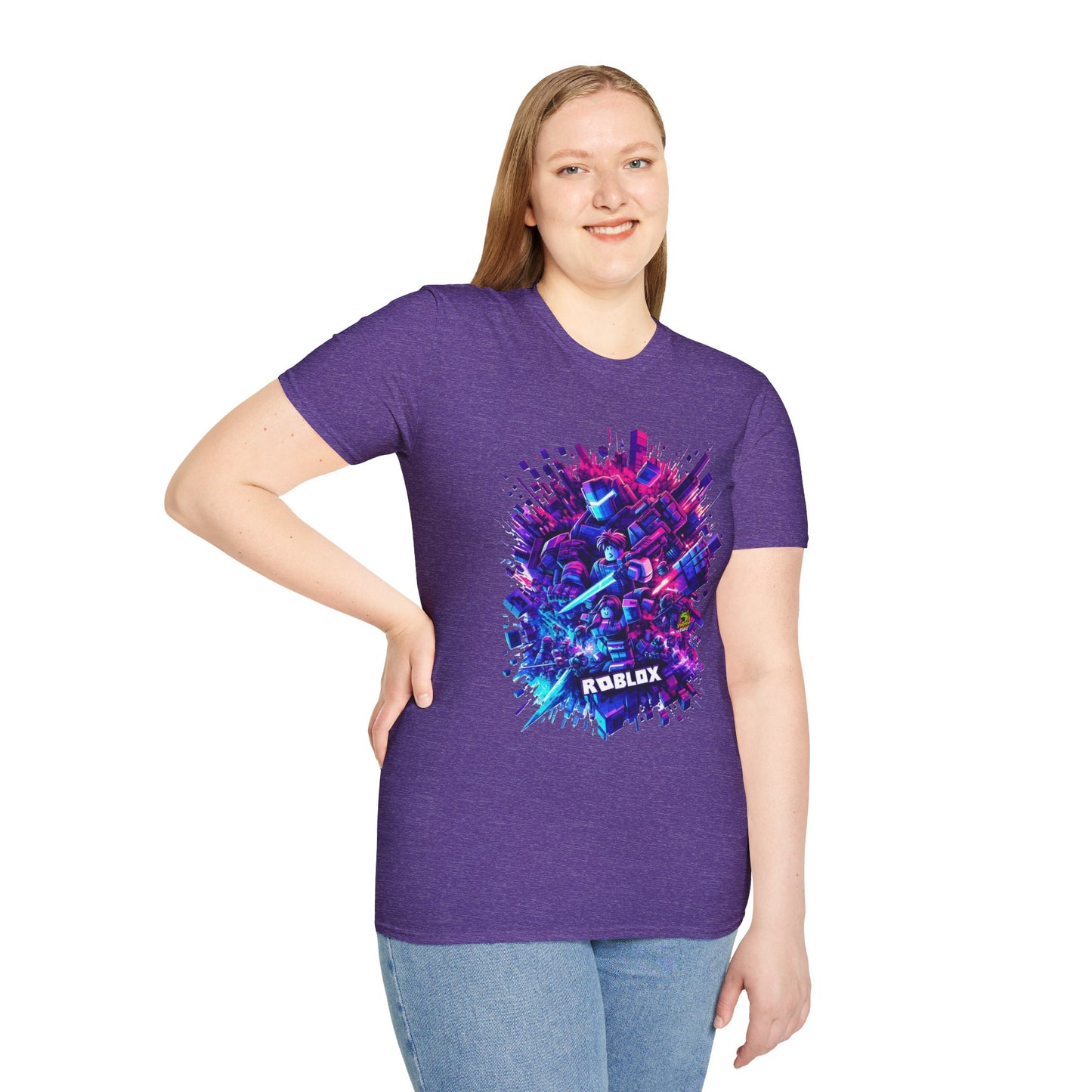 T-Shirt - Roblox T-Shirt - Blocky Universe - custom-made. perfect gift idea. Order yours now and stand out with this exclusive piece!