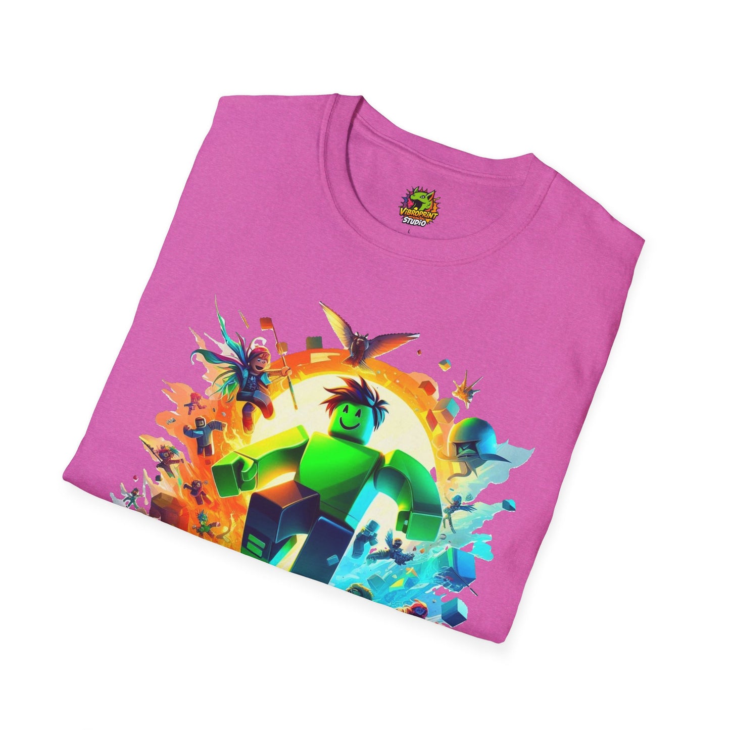 Cool Roblox Adventure T-Shirt for Kids | Roblox Graphic Tee | Roblox Inspired Shirt for Boys & Girls | Fun Roblox Gift