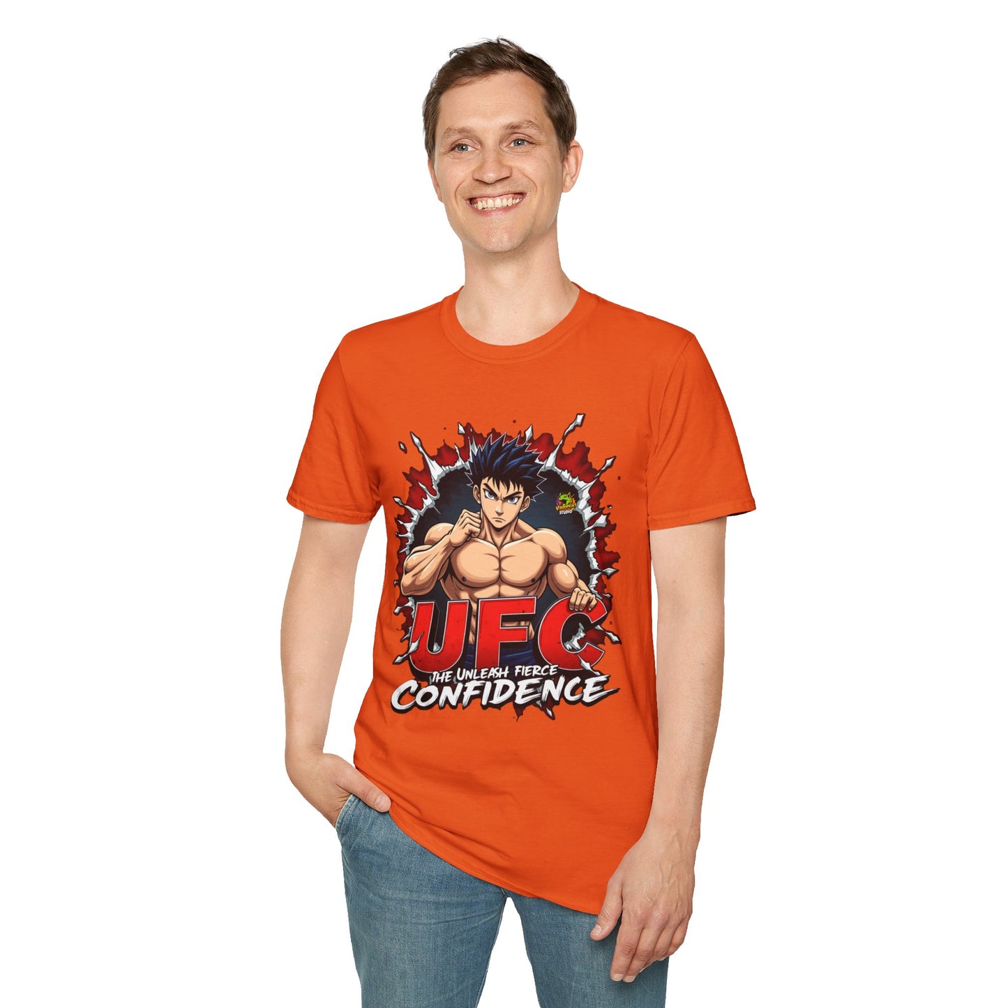 UFC T Shirt | Unleash Fierce Confidence | UFC Tee Inspired by Baki Anime for Fitness Enthusiasts