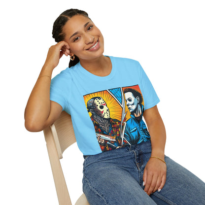 Jason & Michael Halloween Shirt | Funny Vintage Horror Tee