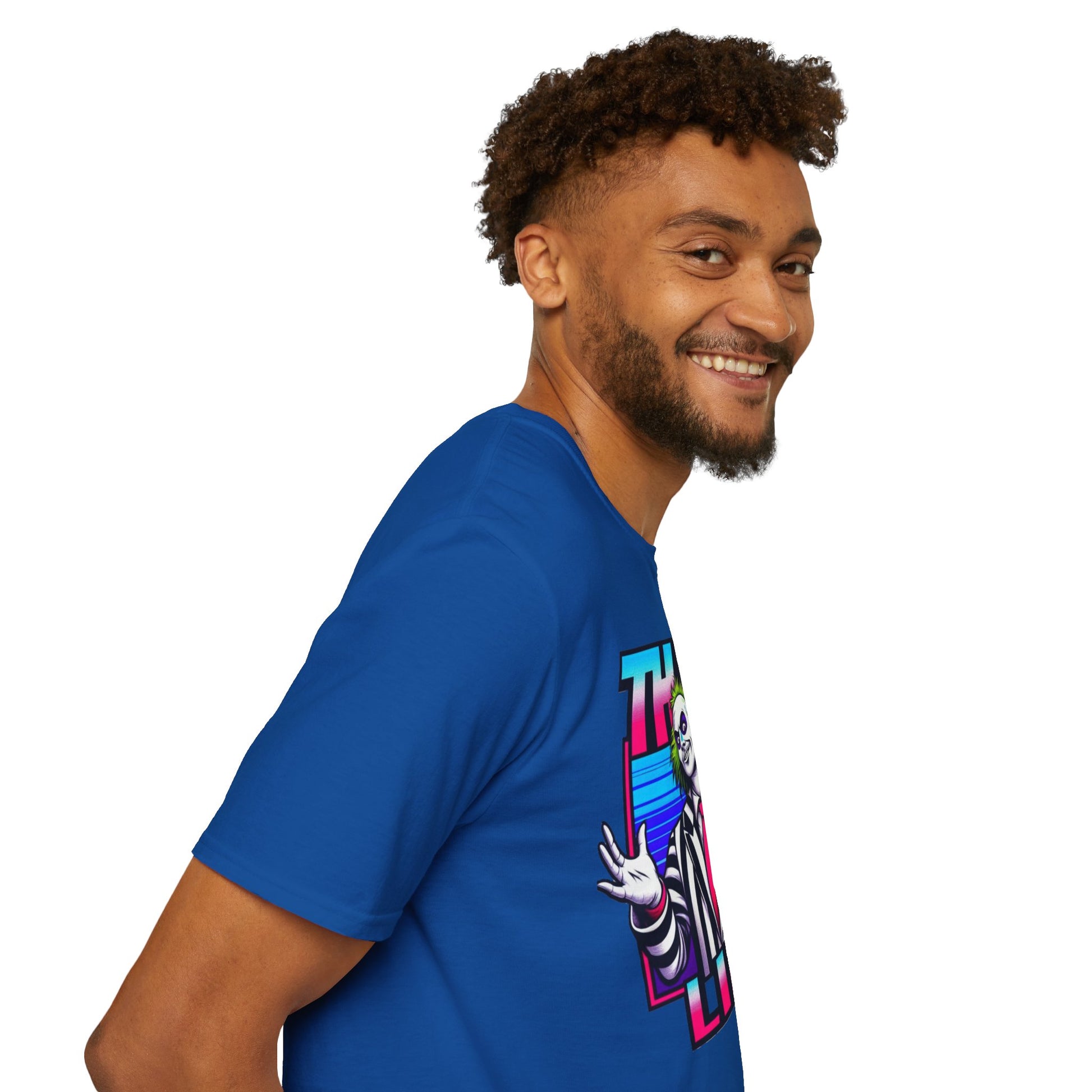 Men - Beetlejuice Shirt | Spooky Thug Life Tee | Halloween Beetlejuice Graphic Shirt for Men & Women - custom-made. perfect gift idea. Order yours now and stand out with this exclusive piece!