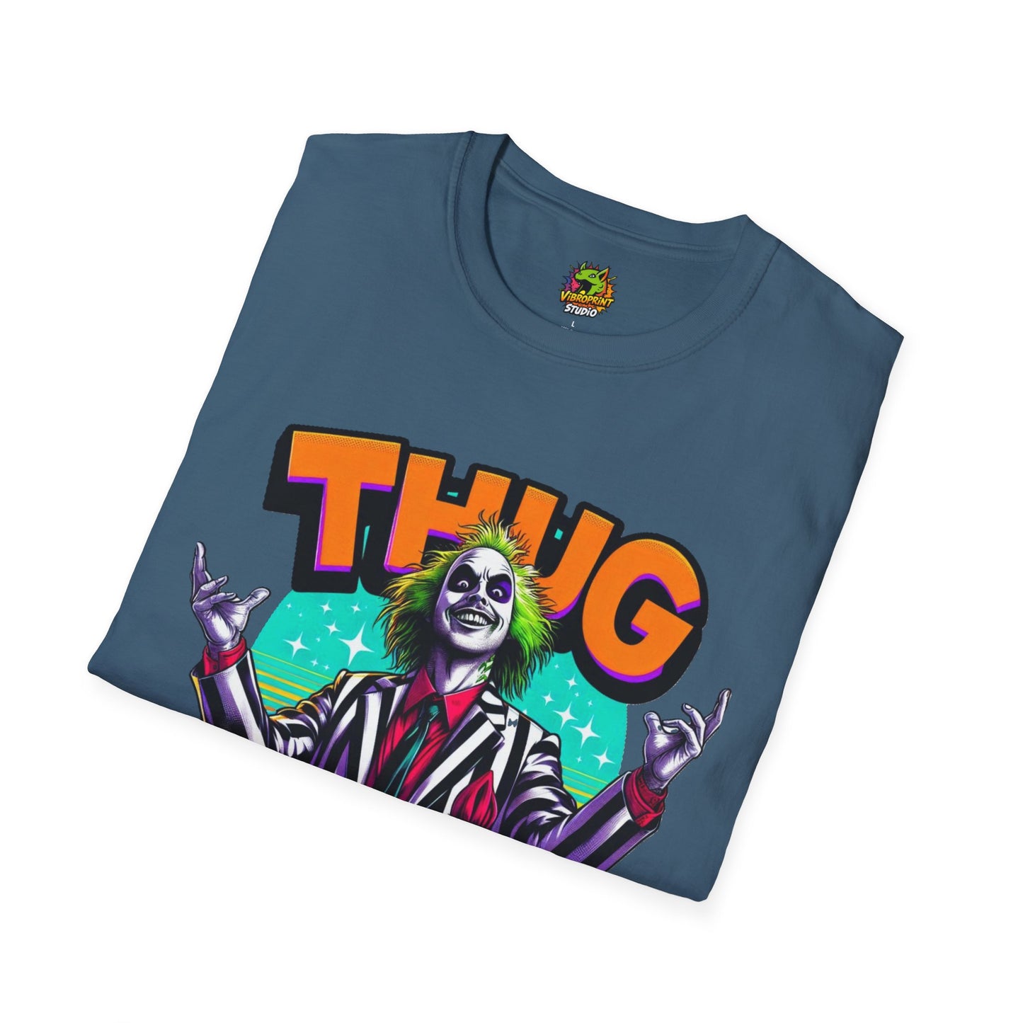 Halloween - Beetlejuice Shirt | Spooky Thug Life Tee | Halloween Beetlejuice Graphic Shirt Women - custom-made. perfect gift idea. Order yours now and stand out with this exclusive piece!