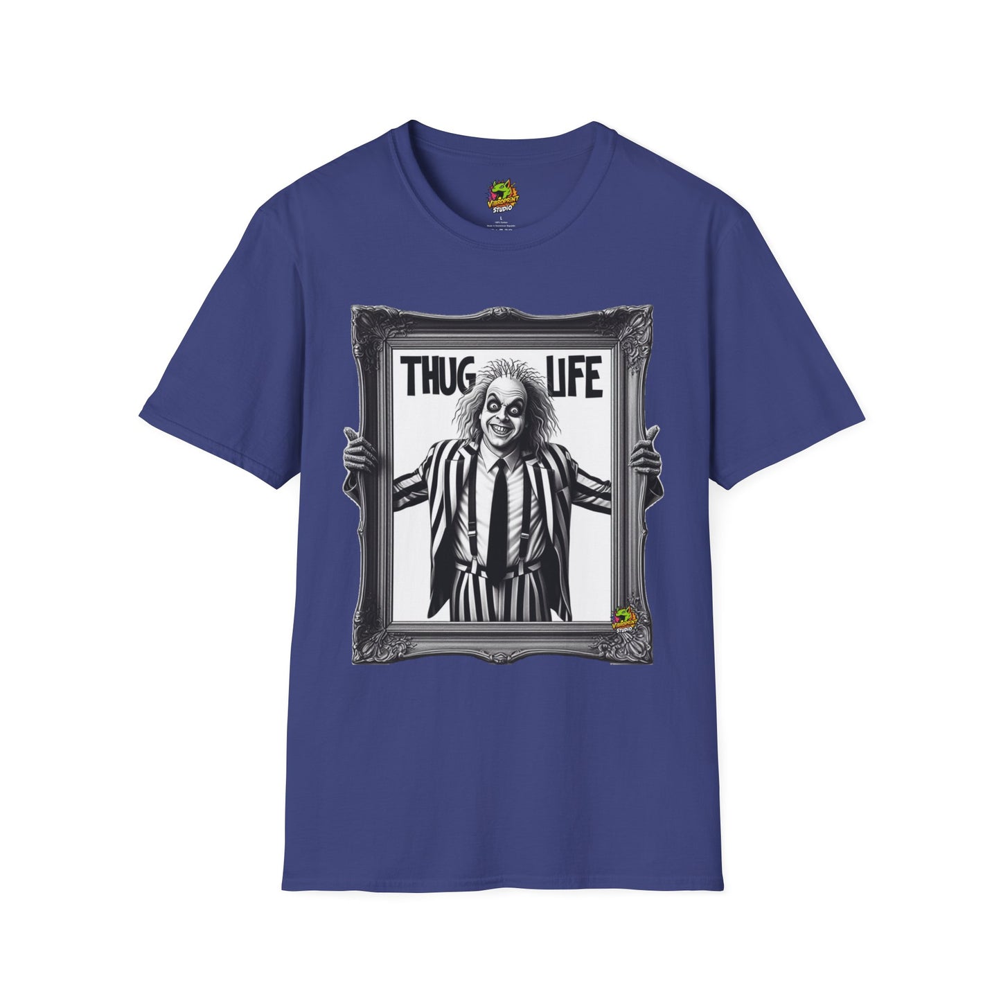 Graphic - Beetlejuice Shirt | Funny Thug Life Halloween Tee | Beetlejuice Graphic T-Shirt for Halloween - custom-made. limited stock. Order yours now and stand out with this exclusive piece!