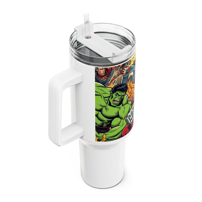 and - Stanley Tumbler | Comics and Anime Geek Drinkware | Colorful Cartoon Tumbler - premium material. limited stock. Order yours now and stand out with this exclusive piece!