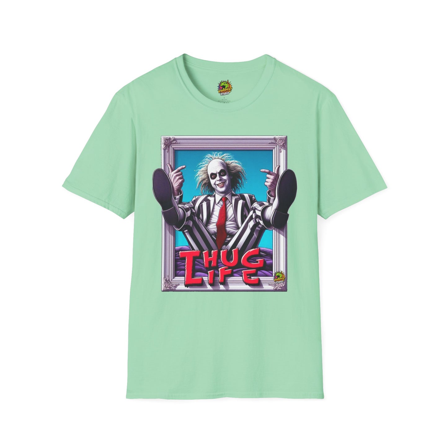 exclusive - Beetlejuice Shirt | Thug Life Halloween Graphic T-Shirt | Funny Beetlejuice Tee - premium material. limited stock. Order yours now and stand out with this exclusive piece!