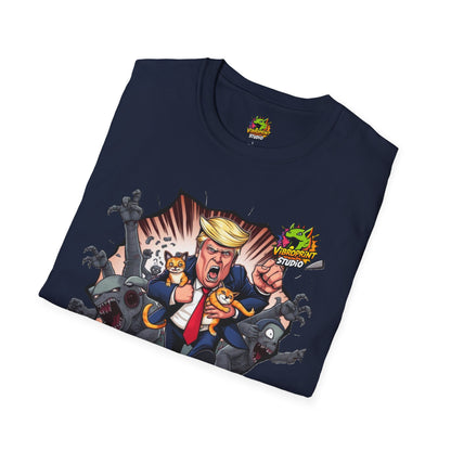 | - They're Eating the Dogs Tee | Trump Election Satire Shirt | Funny Political Graphic Tee - custom-made. limited stock. Order yours now and stand out with this exclusive piece!