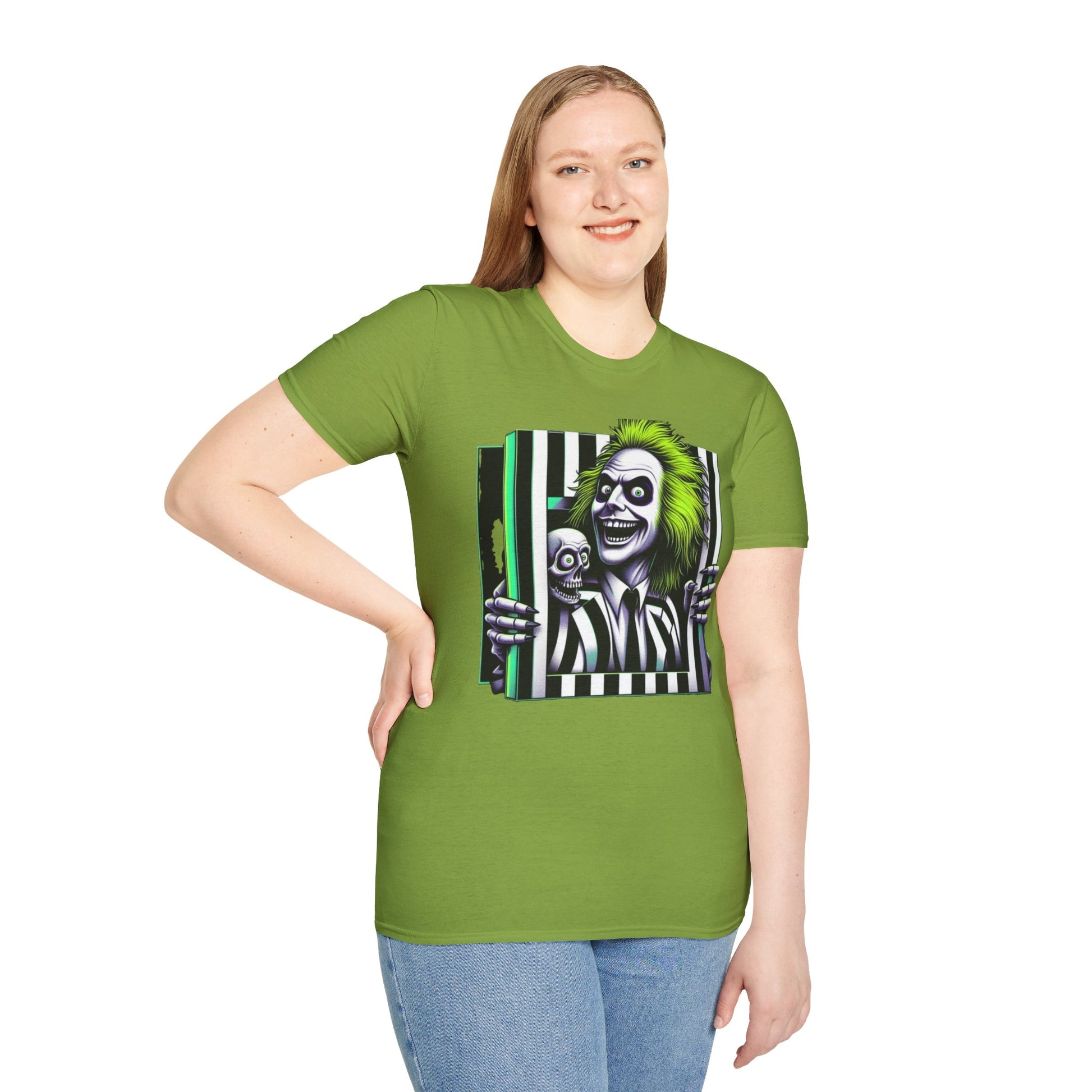 Image of Top-Quality Beetlejuice Shirt | Halloween Beetlejuice Tee | Beetlejuice Movie Merch | Funny Beetlejuice Shirt | Graphic Tee