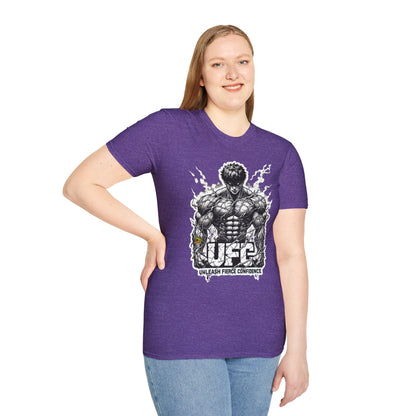 UFC T Shirt | Unleash Fierce Confidence | UFC Tee with Baki Anime Inspiration for Athletes