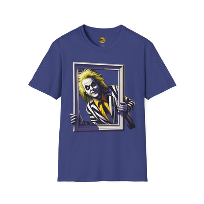 | - Beetlejuice Shirt | Classic Beetlejuice Tee | Beetlejuice Graphic Shirt | Creepy Beetlejuice Tee - premium material. limited stock. Order yours now and stand out with this exclusive piece!