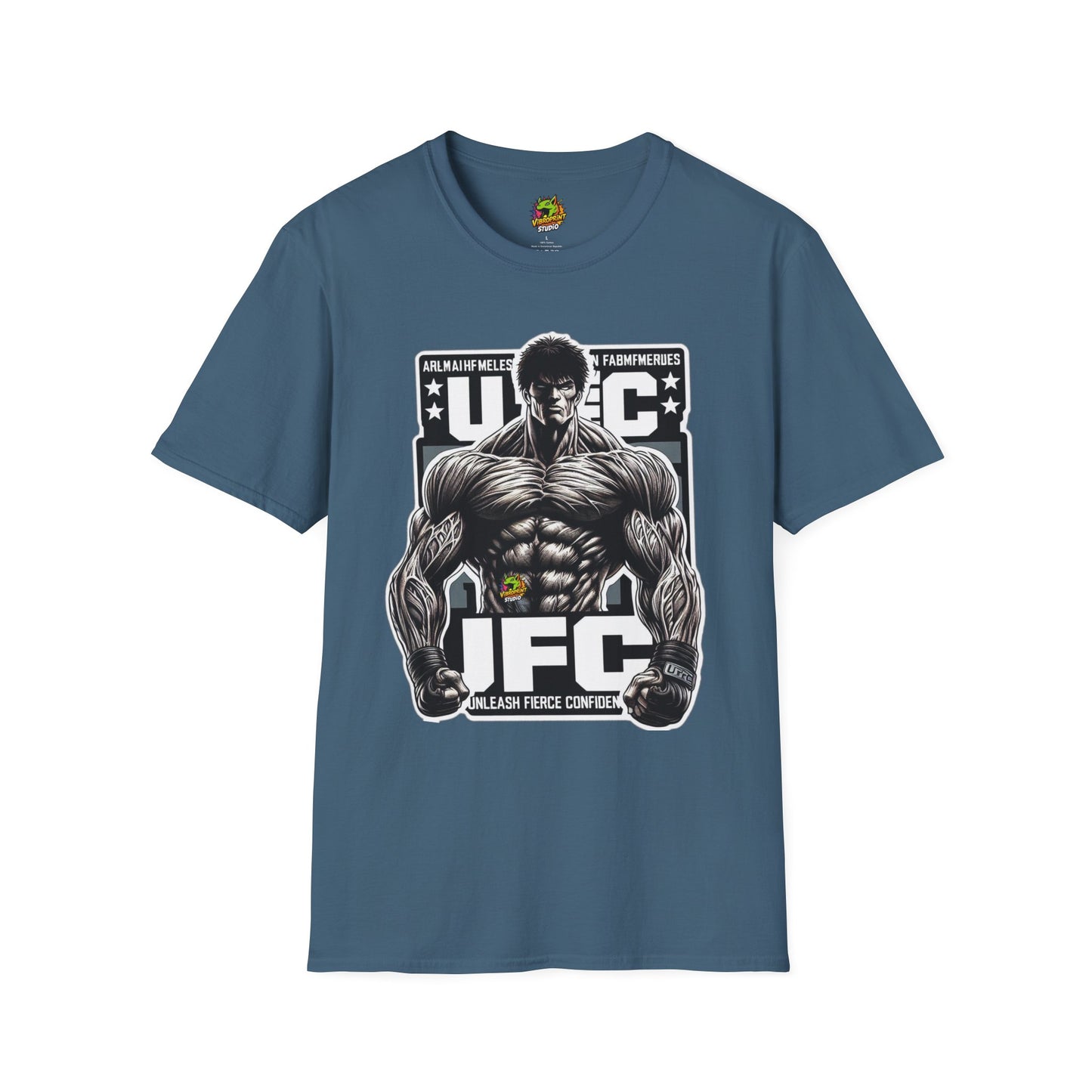 Enthusiasts - UFC T Shirt | Unleash Fierce Confidence | UFC Tee with Baki Anime Strength for Fitness Enthusiasts - premium material. perfect gift idea. Order yours now and stand out with this exclusive piece!