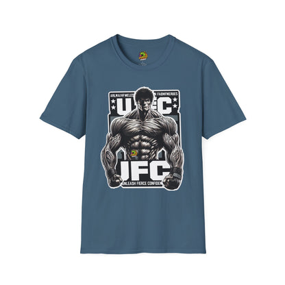 Enthusiasts - UFC T Shirt | Unleash Fierce Confidence | UFC Tee with Baki Anime Strength for Fitness Enthusiasts - premium material. perfect gift idea. Order yours now and stand out with this exclusive piece!