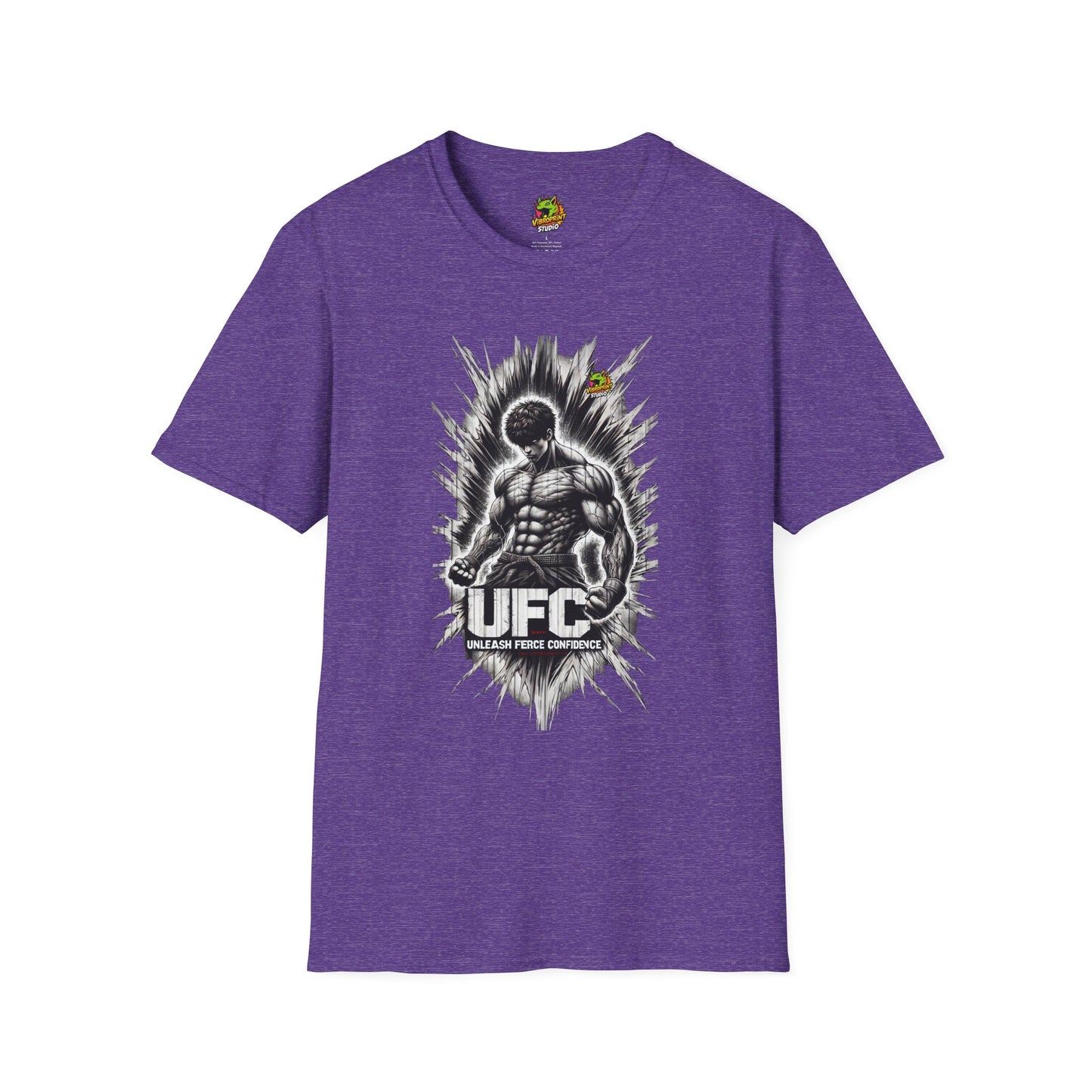 UFC - UFC T Shirt | Unleash Fierce Confidence | Motivational UFC Tee with Baki Anime T Shirt - custom-made. perfect gift idea. Order yours now and stand out with this exclusive piece!