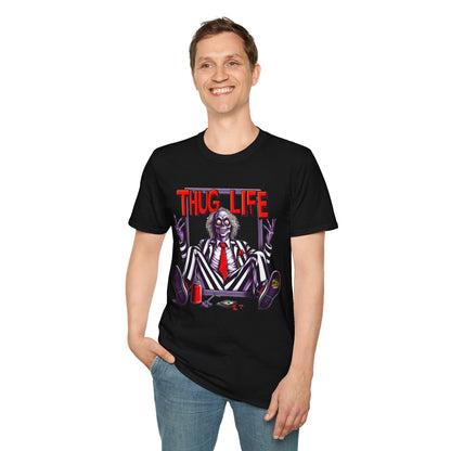 Graphic - Beetlejuice Shirt | Funny Thug Life Graphic T-Shirt | Halloween Beetlejuice Tee - custom-made. perfect gift idea. Order yours now and stand out with this exclusive piece!