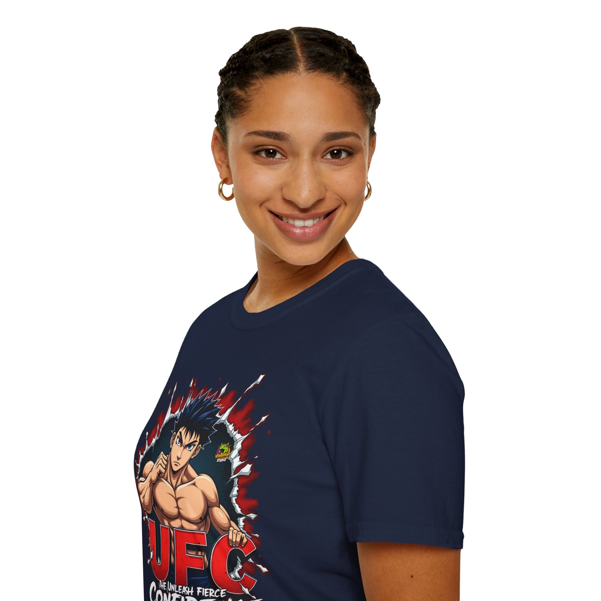 UFC - UFC T Shirt | Unleash Fierce Confidence | UFC Tee Inspired by Baki Anime for Fitness Enthusiasts - premium material. perfect gift idea. Order yours now and stand out with this exclusive piece!