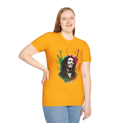 Bob Marley T-Shirt - Reggae Icon - VibroPrint Studio