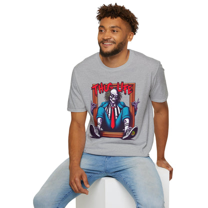 high-quality - Beetlejuice Shirt | Thug Life Inspired Tee | Halloween Graphic T-Shirt | Spooky Beetlejuice Style - premium material. limited stock. Order yours now and stand out with this exclusive piece!