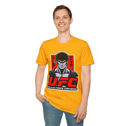 UFC T Shirt | Unleash Fierce Confidence | UFC Tee with Baki Anime Style