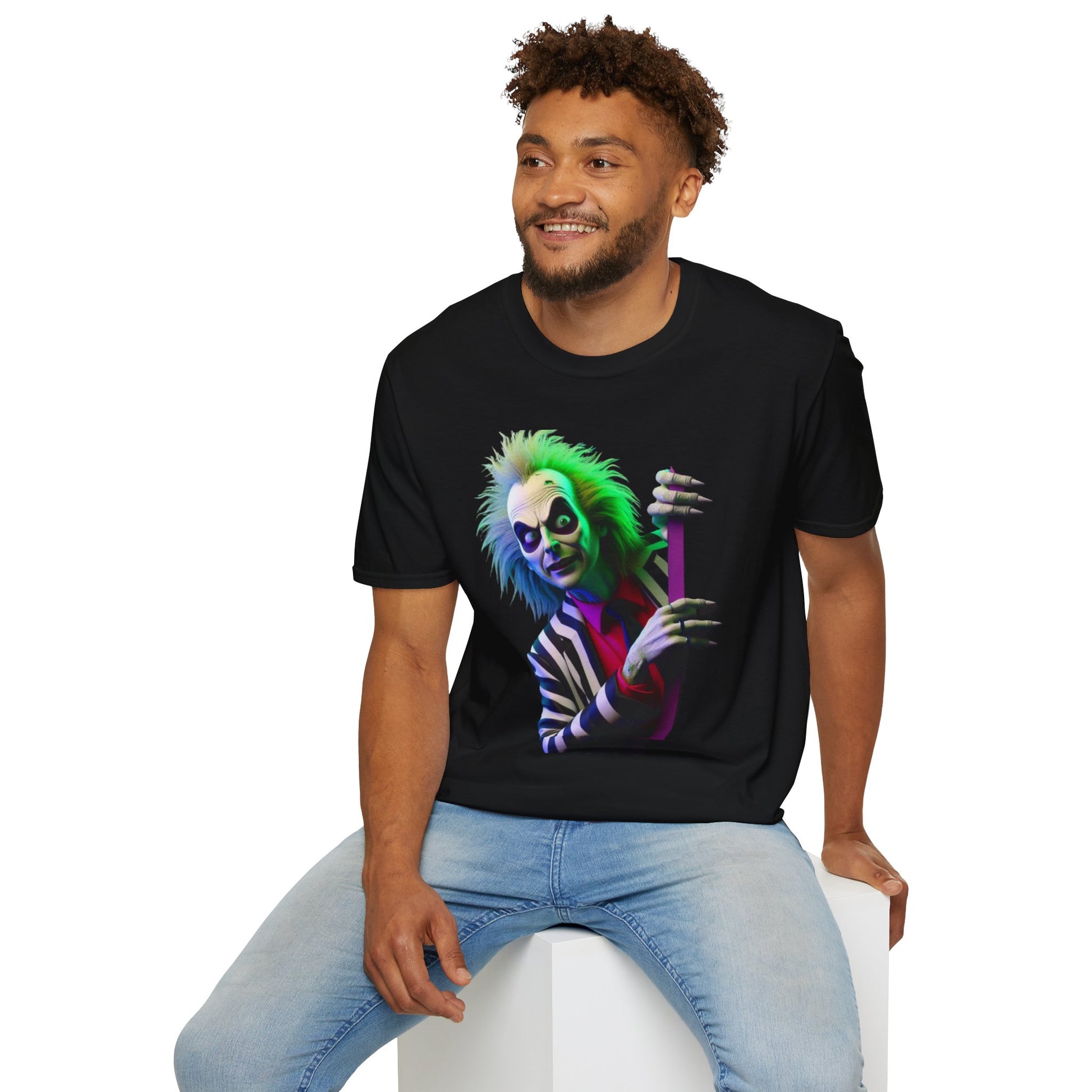 Inspired - Beetlejuice Shirt | Halloween Inspired Graphic Tee | Classic Movie T-Shirt for Men & Women | Spooky Beetlejuice Gift - premium material. perfect gift idea. Order yours now and stand out with this exclusive piece!