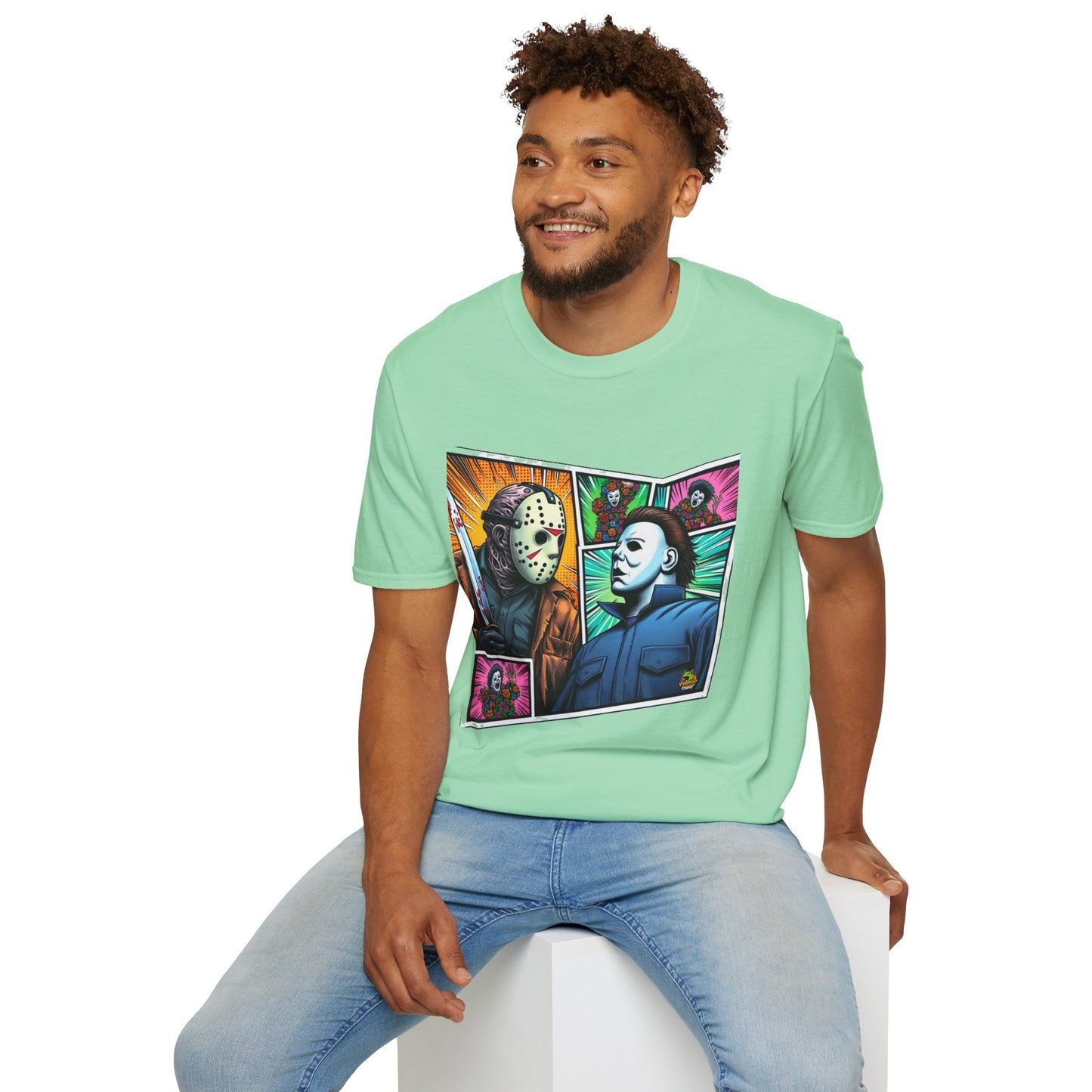 Jason Voorhees & Michael Myers Shirt | Funny Vintage Halloween Tee