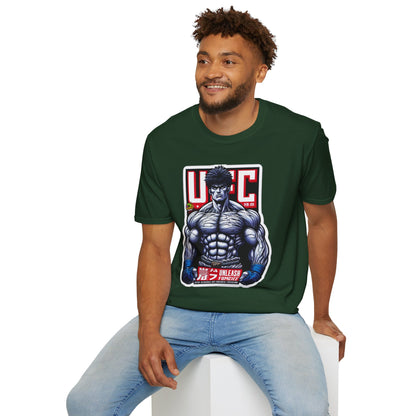 UFC T Shirt | Unleash Fierce Confidence | Motivational UFC Tee with Baki Anime Strength