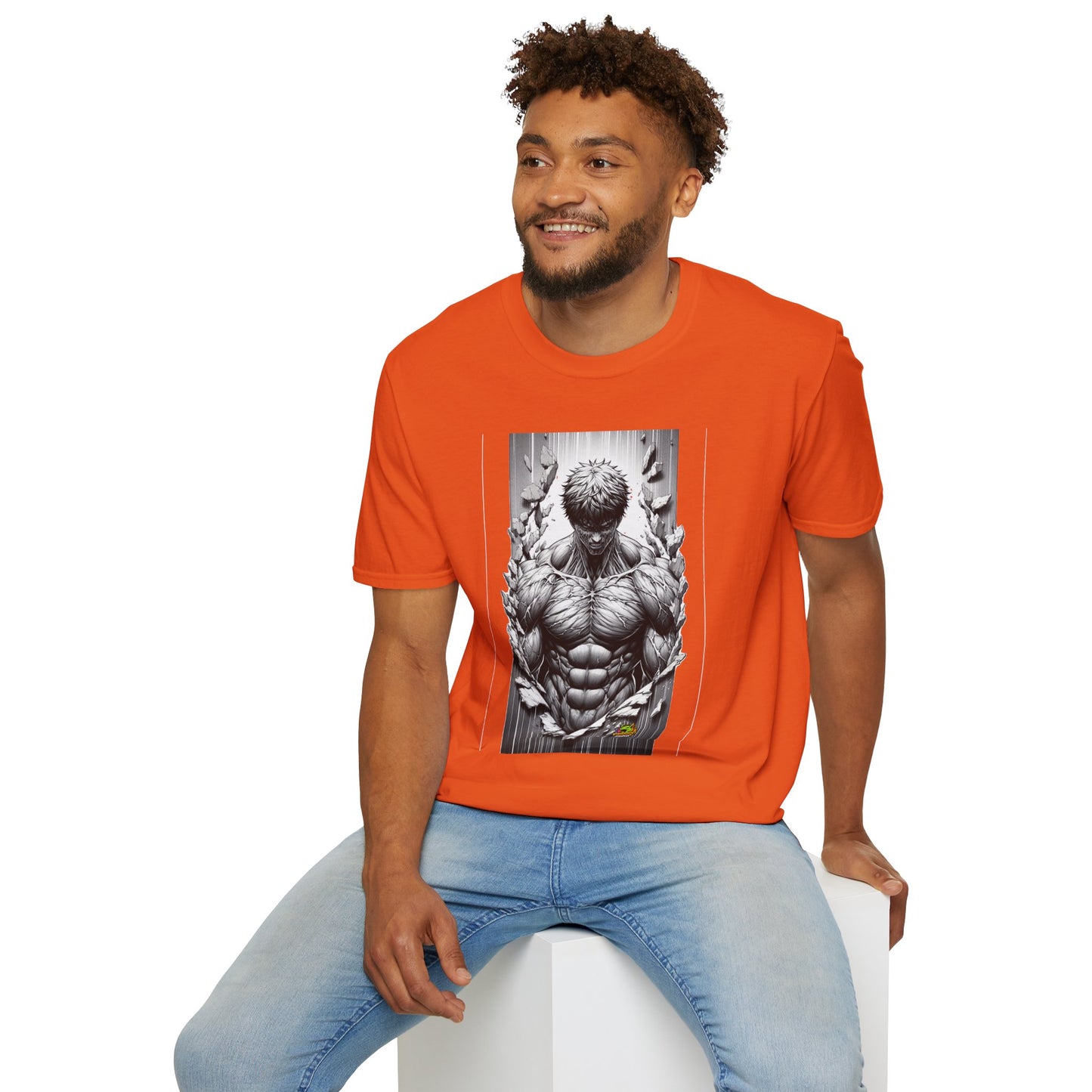 UFC T Shirt | Unleash Fierce Confidence | UFC Tee with Baki Anime Influence for Athletes